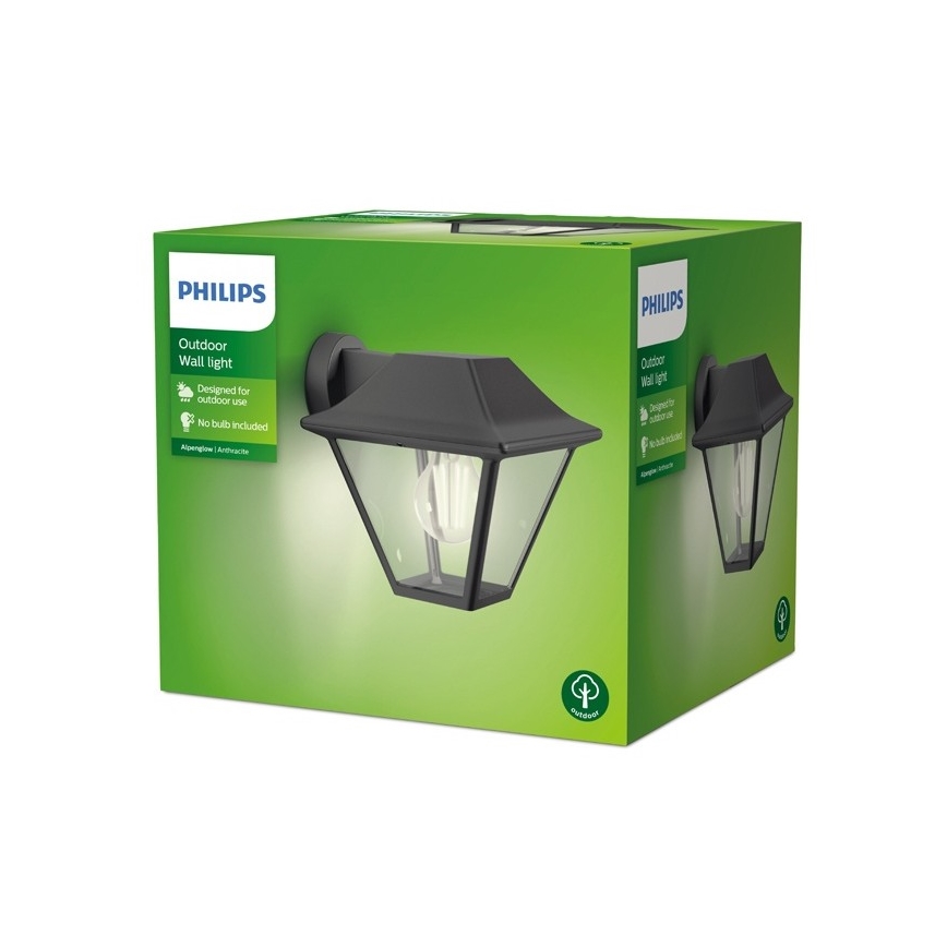 Philips - Zunanja stenska svetilka 1xE27/60W/230V IP44