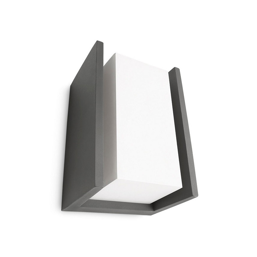 Philips - Zunanja stenska svetilka BRIDGE 1xE27/15W/230V IP44