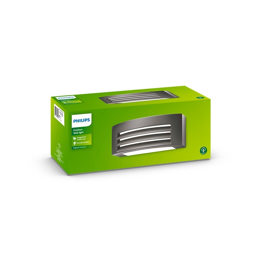 Philips - Zunanja stenska svetilka FRAGRANCE 1xE27/42W/230V IP44