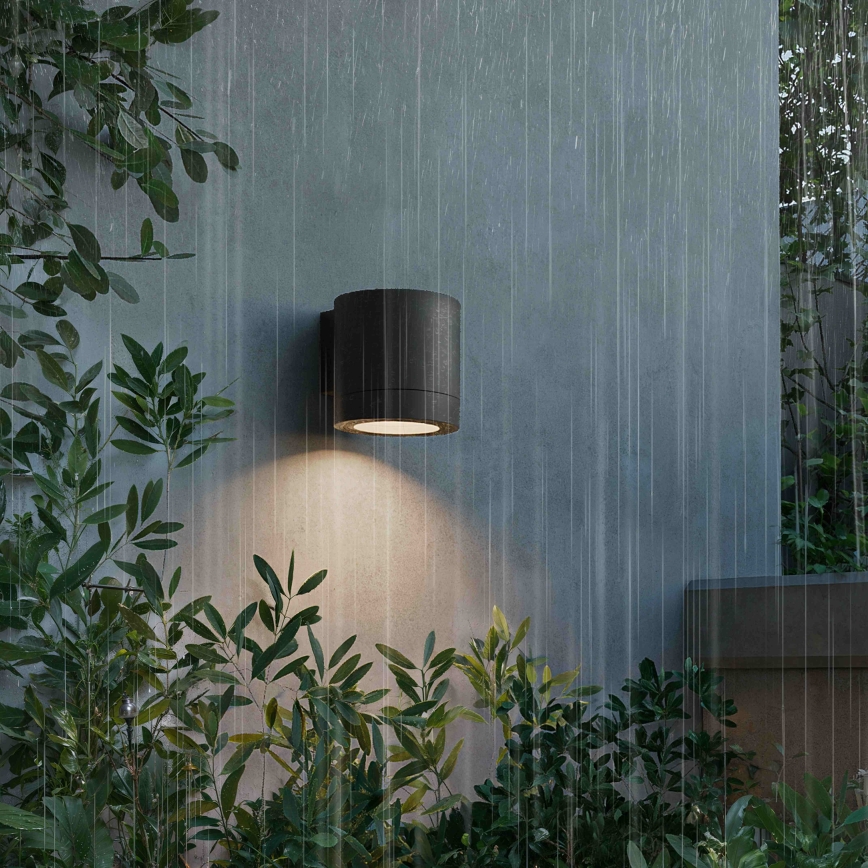 Philips - Zunanja stenska svetilka FYLX 1xGU10/5W/230V črna IP44