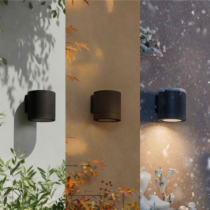 Philips - Zunanja stenska svetilka FYLX 1xGU10/5W/230V črna IP44