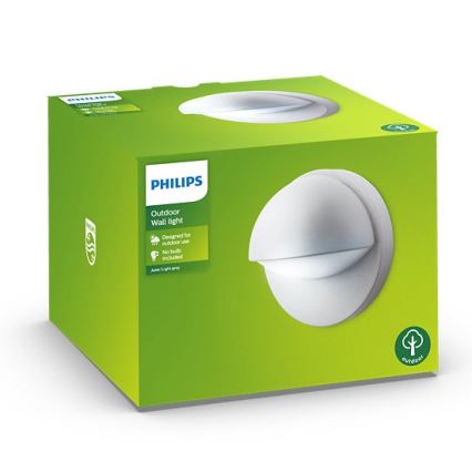 Philips - Zunanja stenska svetilka JUNE 1xE27/12W/230V IP44