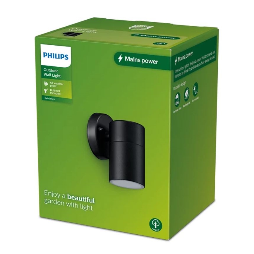 Philips - Zunanja stenska svetilka KYLIS 1xGU10/25W/230V IP44