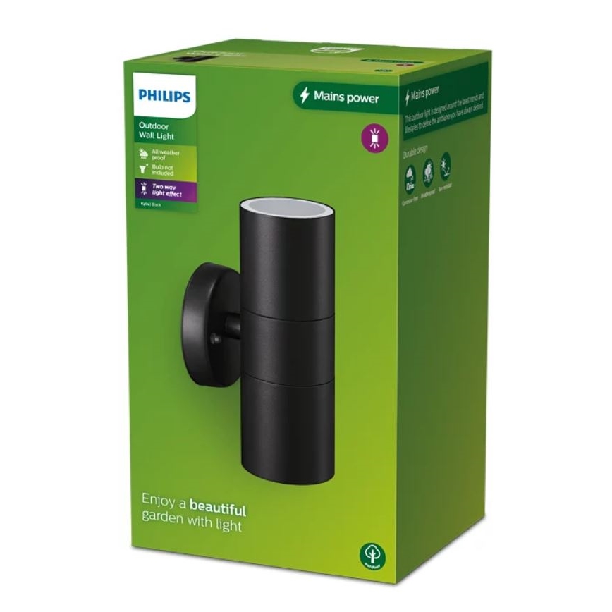 Philips - Zunanja stenska svetilka KYLIS 2xGU10/25W/230V IP44