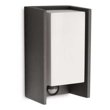 Philips - Zunanja stenska svetilka s senzorjem 1xE27/15W/230V IP44