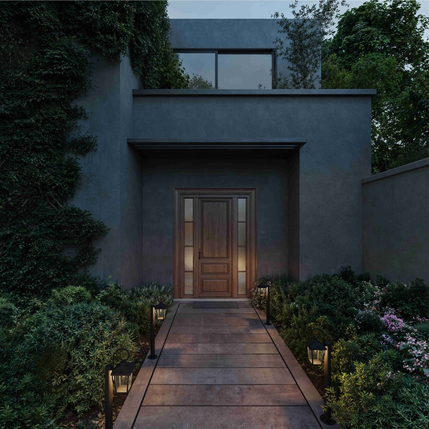 Philips - Zunanja svetilka BUZZARD 1xE27/25W/230V IP44