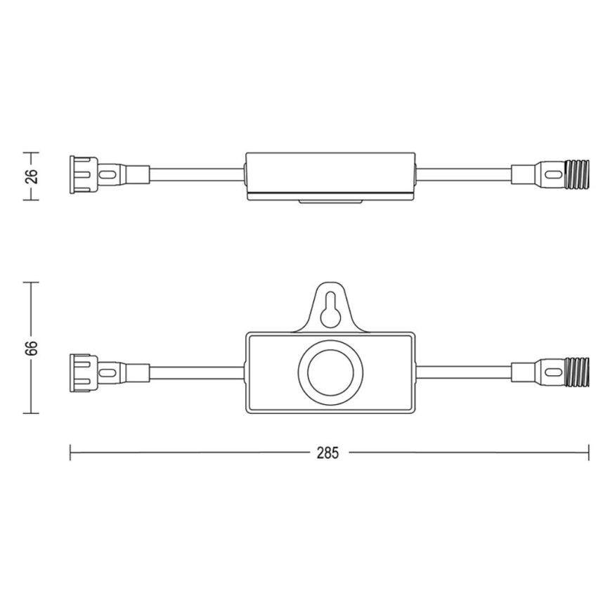 Philips - Zunanji senzor mraka s časovnikom GARDENLINK 24V IP67