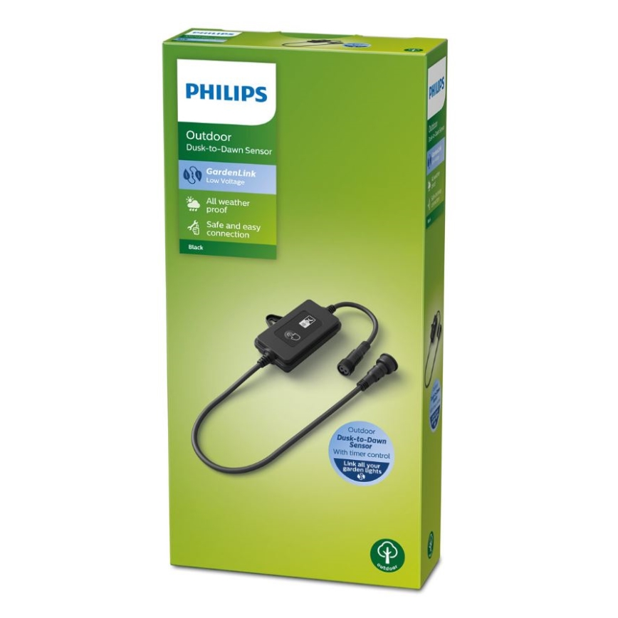 Philips - Zunanji senzor mraka s časovnikom IP44