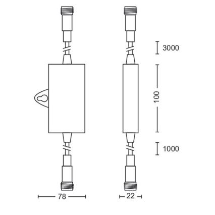 Philips - Zunanji senzor mraka s časovnikom IP44