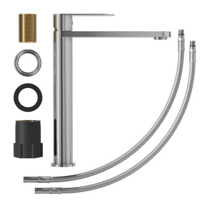 Pipa za umivalnik TARNBY 27,3 cm, sijajni krom