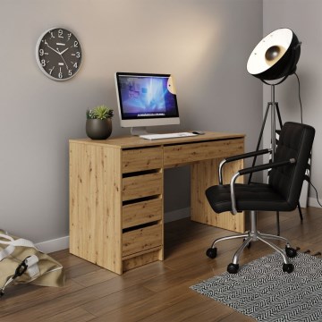 Pisalna miza ADA 76x120 cm, artizanski hrast