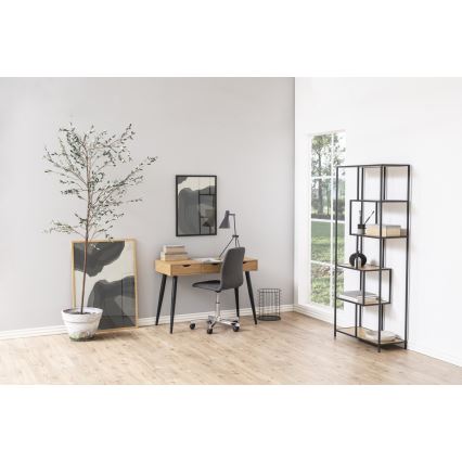 Pisalna miza z predali ADIS hrast