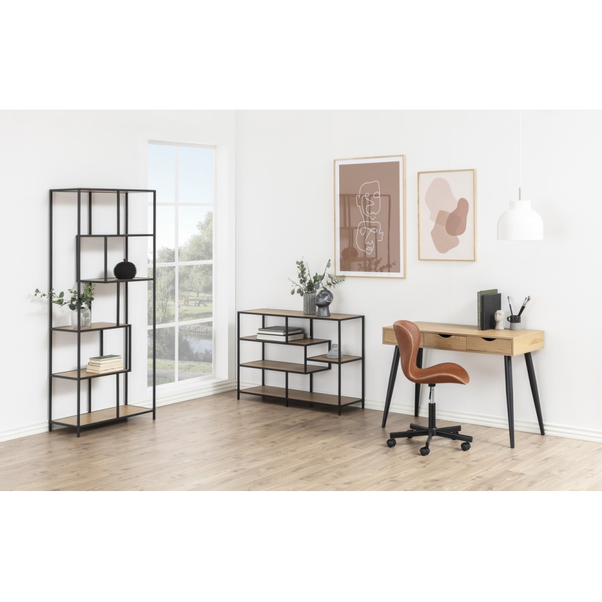 Pisalna miza z predali ADIS hrast