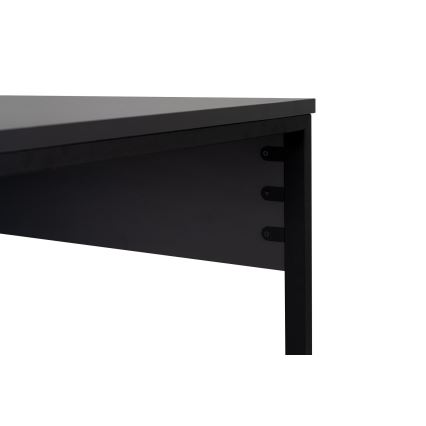 Pisalna miza CLARO 240x60 cm antracit/črna