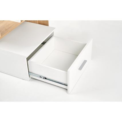 Pisalna miza GORA hrast/bela