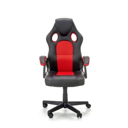 Pisarniški stol KENU črn/rdeč