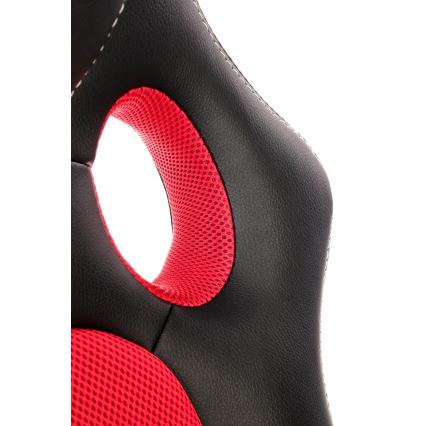 Pisarniški stol KENU črn/rdeč