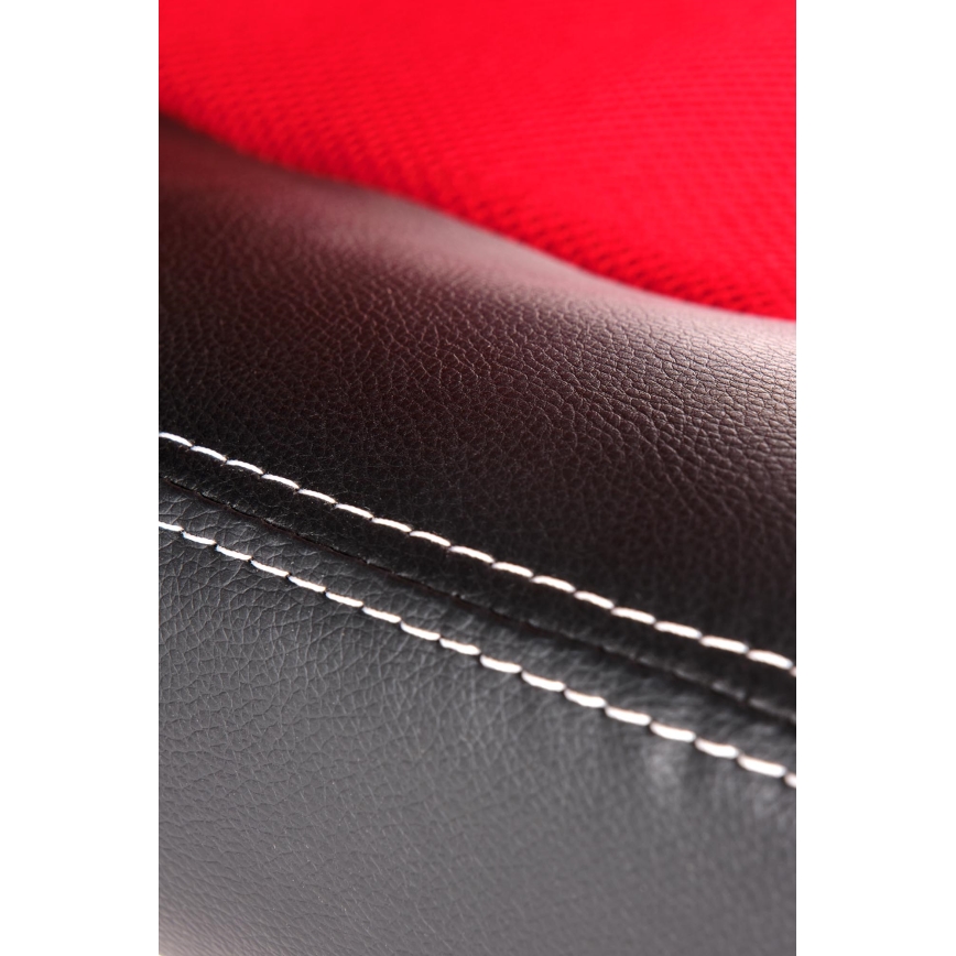 Pisarniški stol KENU črn/rdeč