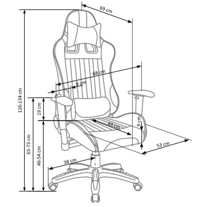 Pisarniški stol ZENU rdeč