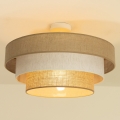 Plafonjera WENTA, 1xE27/60W/230V, Ø 50 cm, juta/krem