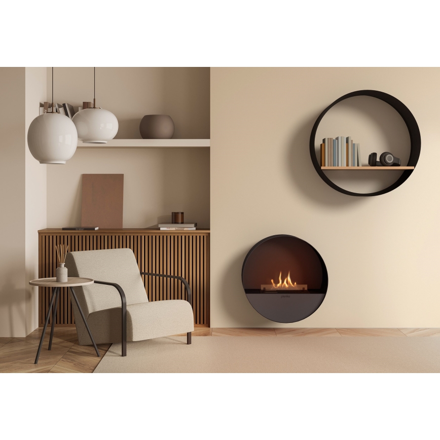 Planika - BIO kamin z daljinskim upravljalnikom 72,6x65 cm 2,5kW/230V črna