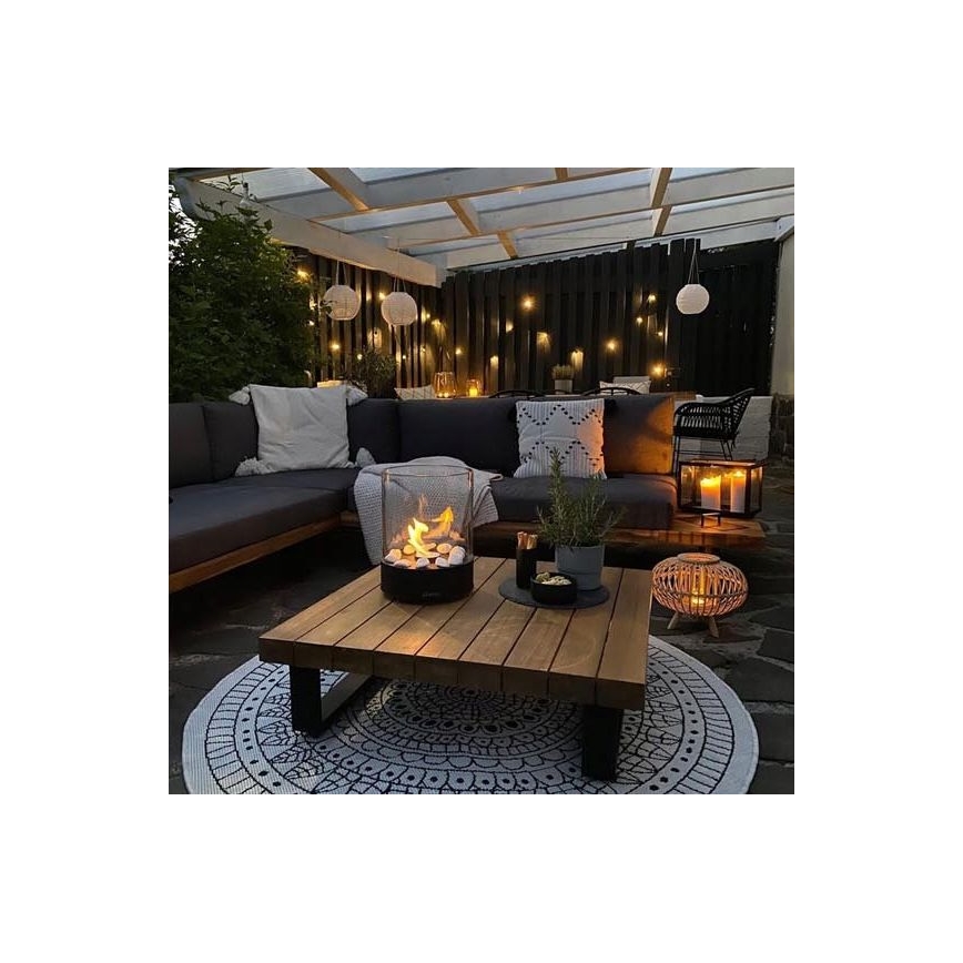 Planika - BIO kamin 36,3x25,1 cm 2,5kW črna