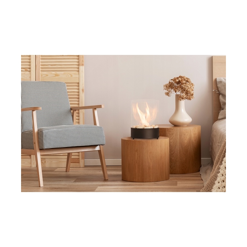 Planika - BIO kamin 36,3x25,1 cm 2,5kW črna