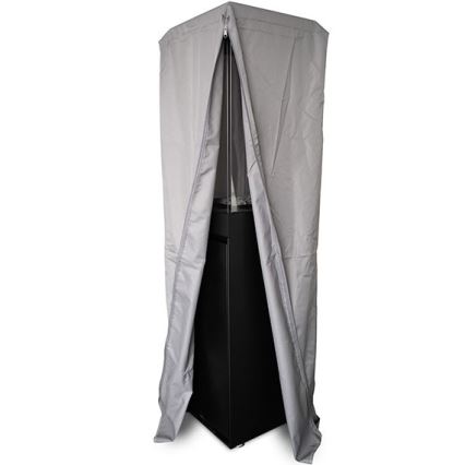 Planika Faro GAS - Zunanji plinski kamin 142x36 cm 8kW črna + zaščitni pokrov