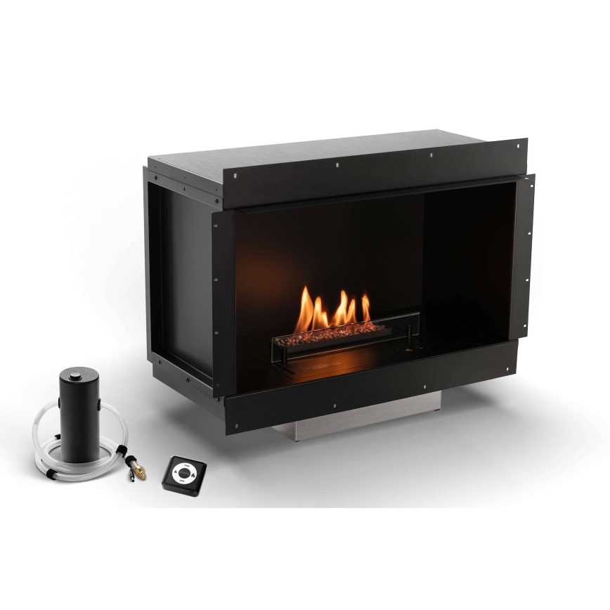 Planika - Vgradni univerzalni BIO kamin z daljinskim upravljalnikom 56,2x75 cm 2,5kW/230V
