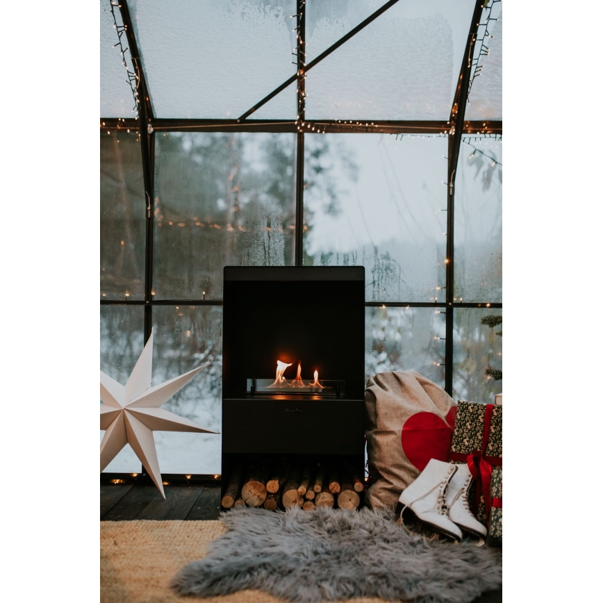 Planika - BIO kamin z daljinskim upravljalnikom 83,5x48 cm 2,5kW/230V črna