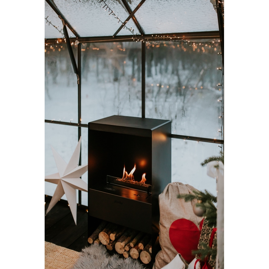 Planika - BIO kamin z daljinskim upravljalnikom 83,5x48 cm 2,5kW/230V črna