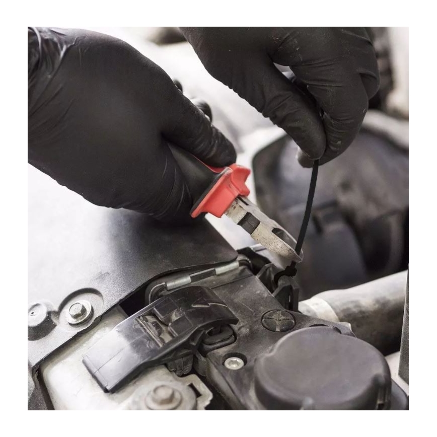 Plastični vezni trak 2,5x100mm 100 kom. črna