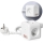 Podaljšek kocka s stikalom LINEA 3x230V + 4xUSB A/C bela