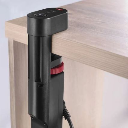 Podaljšek s priključkom na mizo 3Z + 3xUSB 1,5m črna