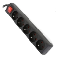 Podaljšek s stikalom 5Z Type E 5m črna