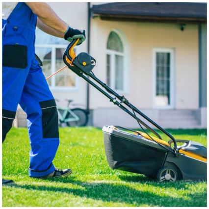 Podaljšni kabel LINEA G, 1 vtičnica, 10 m, oranžna