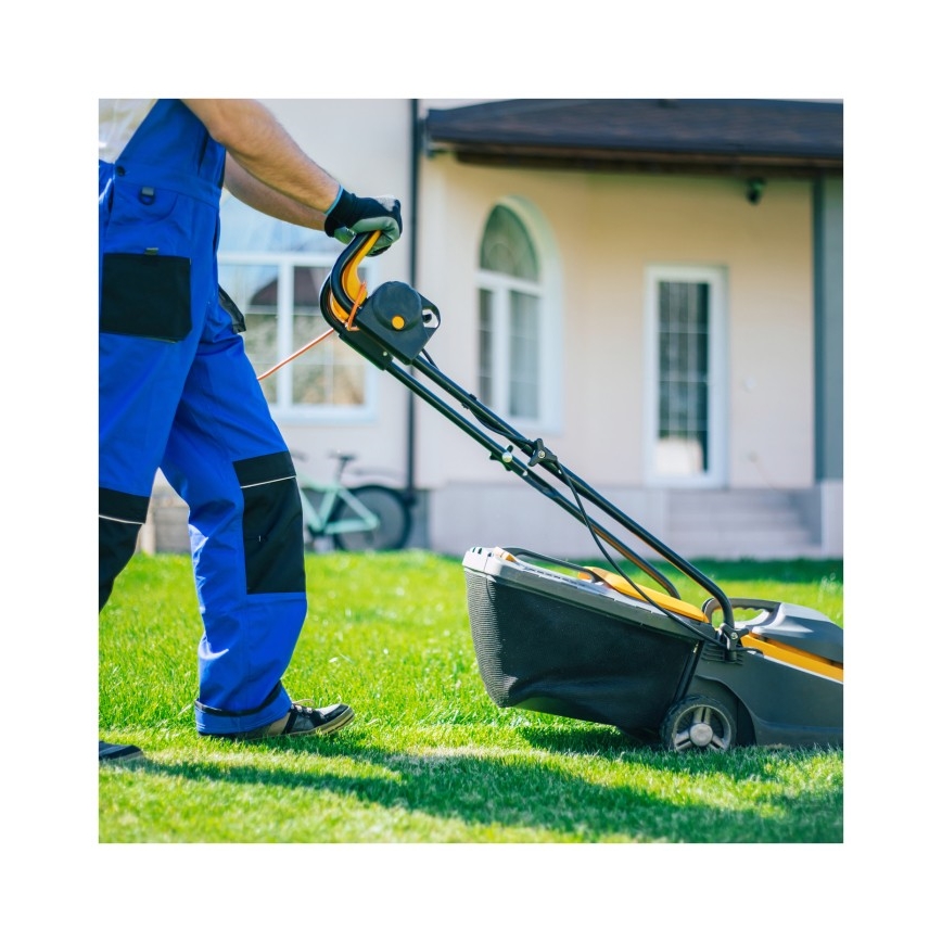 Podaljšni kabel LINEA G, 1 vtičnica, 20 m, oranžen