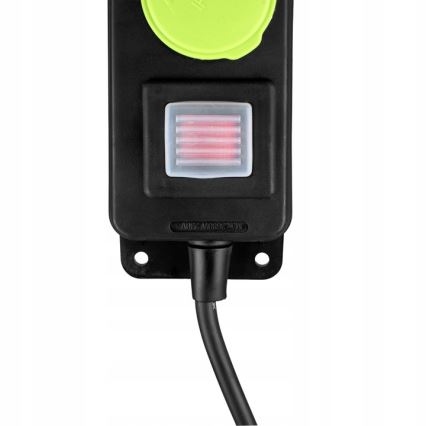 Podaljšni kabel s stikalom, 3 vtičnice, 20 m, IP44