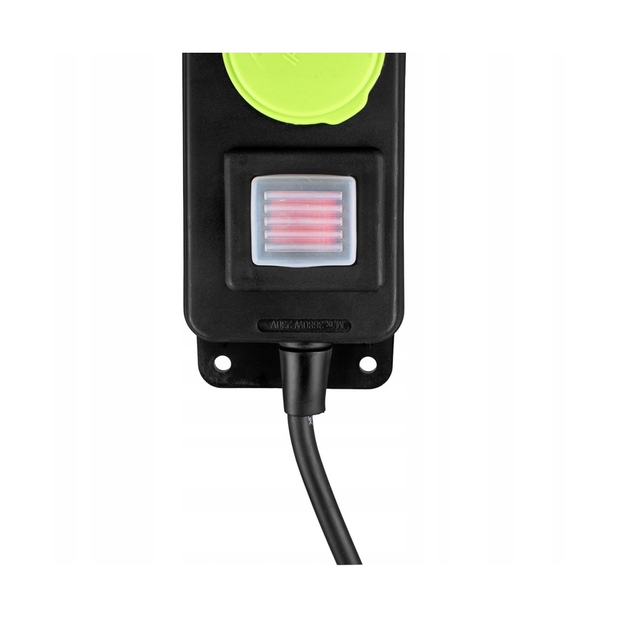 Podaljšni kabel s stikalom, 3 vtičnice, 20 m, IP44