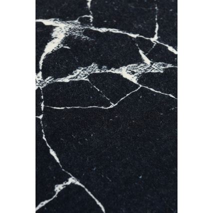 Podloga za kopalnico MARBLE 40x60 cm črna