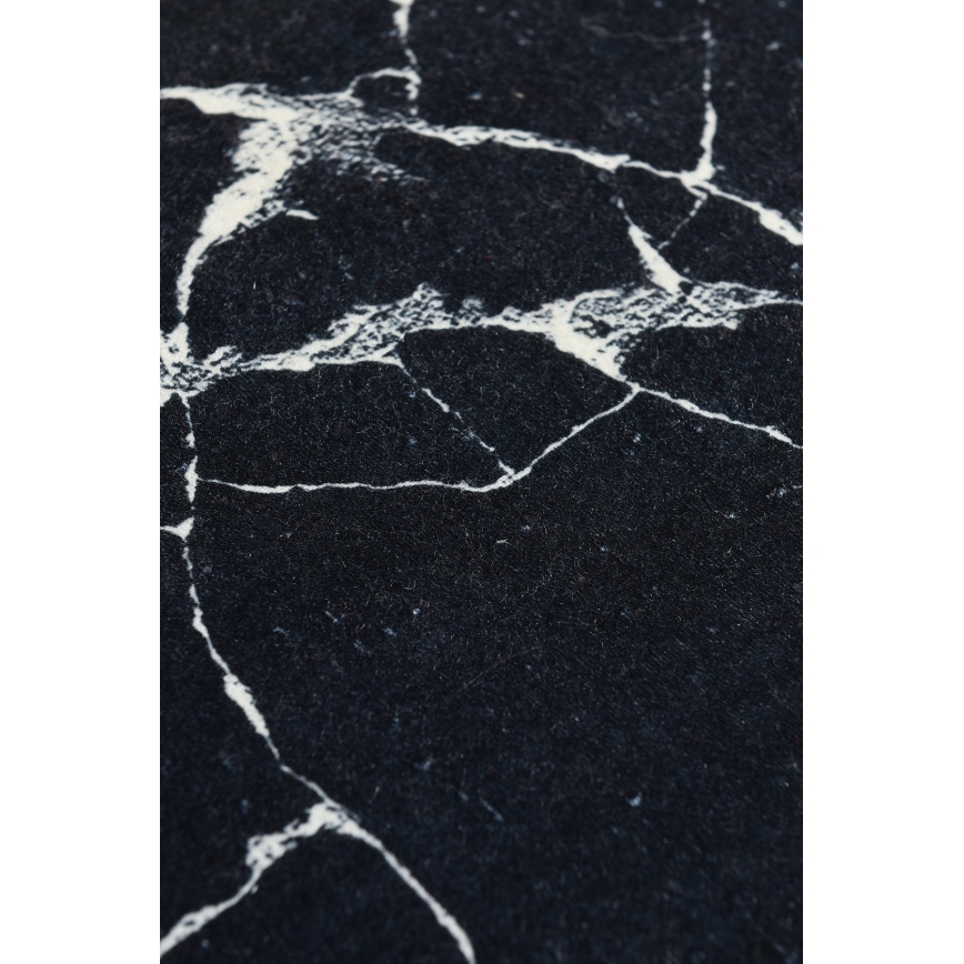 Podloga za kopalnico MARBLE 40x60 cm črna