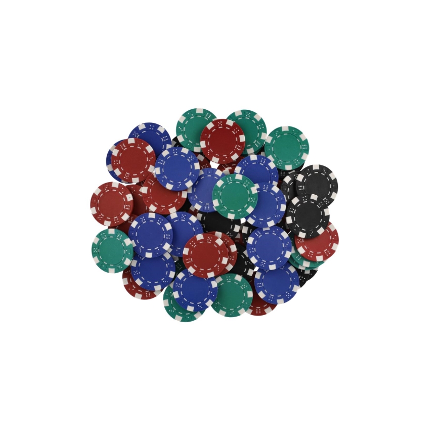 Pokerski komplet v kovčku, 100 kosov