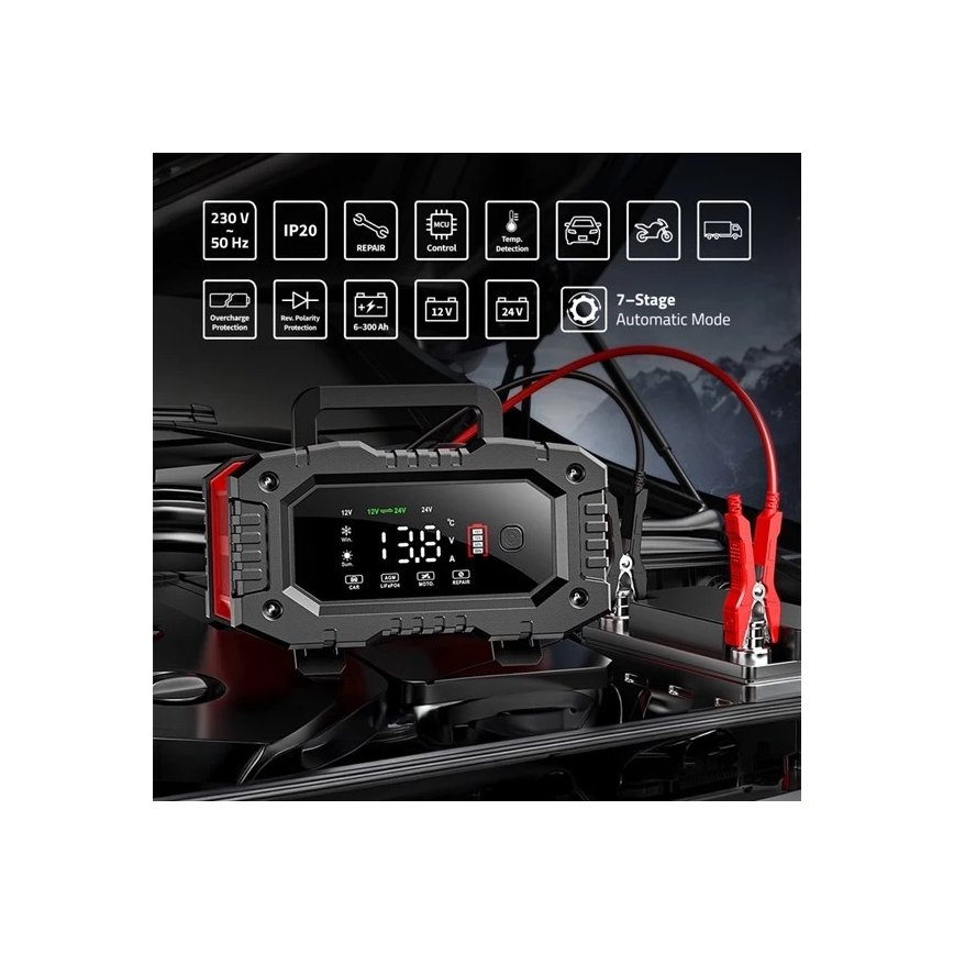 Polnilec akumulatorjev 300W/230V