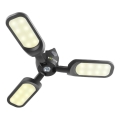 Polnilna LED kamping svetilka s sončnim panelom, 3W/1600 mAh, IPX4