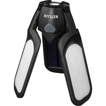 Polnilna LED kamping svetilka s sončnim panelom, 3W/1600 mAh, IPX4