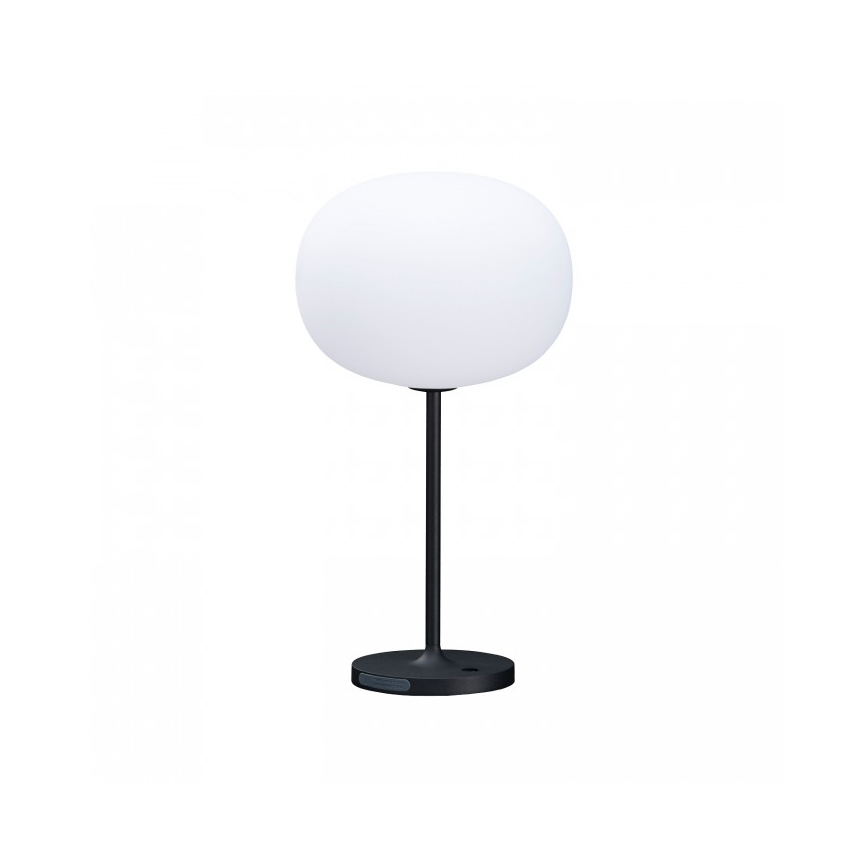 LED zatemnjevalna polnilna zunanja namizna svetilka VENEZIA LED/2W/5V 2700K IP54 4000 mAh črna