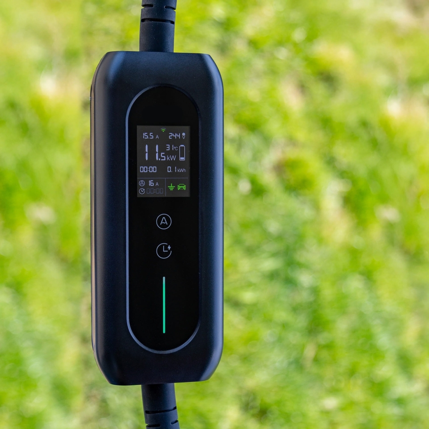 Polnilni kabel za električne avtomobile tip 2 5 m 22kW 16A IP54 Tuya