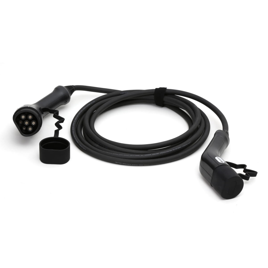 Polnilni kabel za električne avtomobile tip 2 5m 11kW 16A IP54 črna