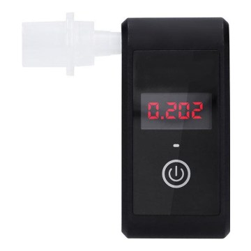 Polnilni mini alkotester z gorivno celico, 0,0 - 5,0‰ BAC, občutljivost 0,08‰, 5V