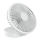 Polnilni namizni ventilator 10W/5V 2400 mAh bela